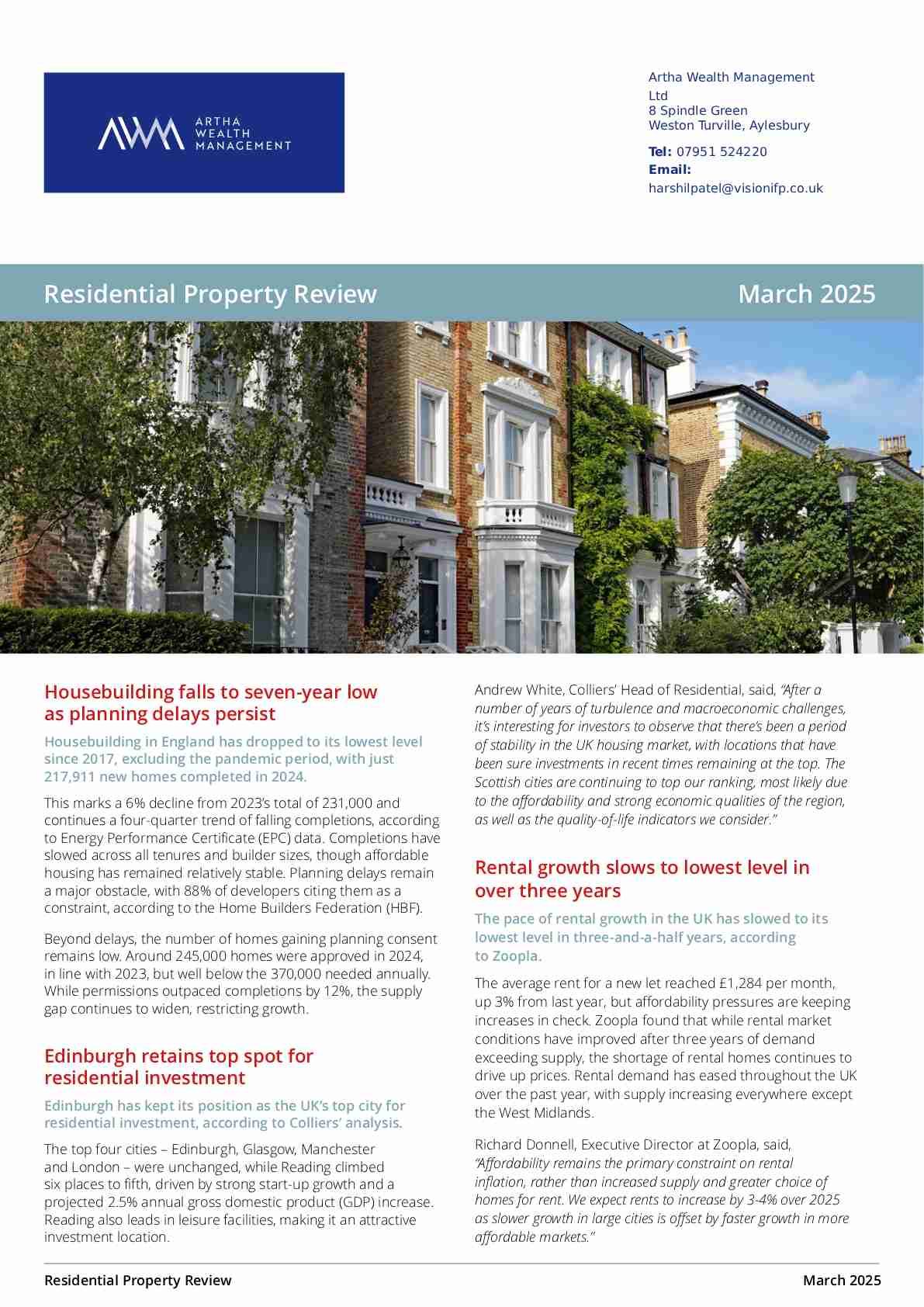 Residential Property Review
