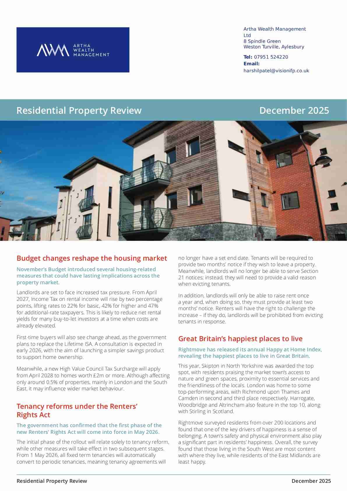 Residential Property Review