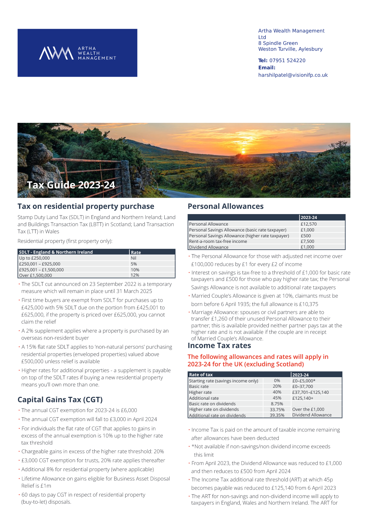 Tax Guide